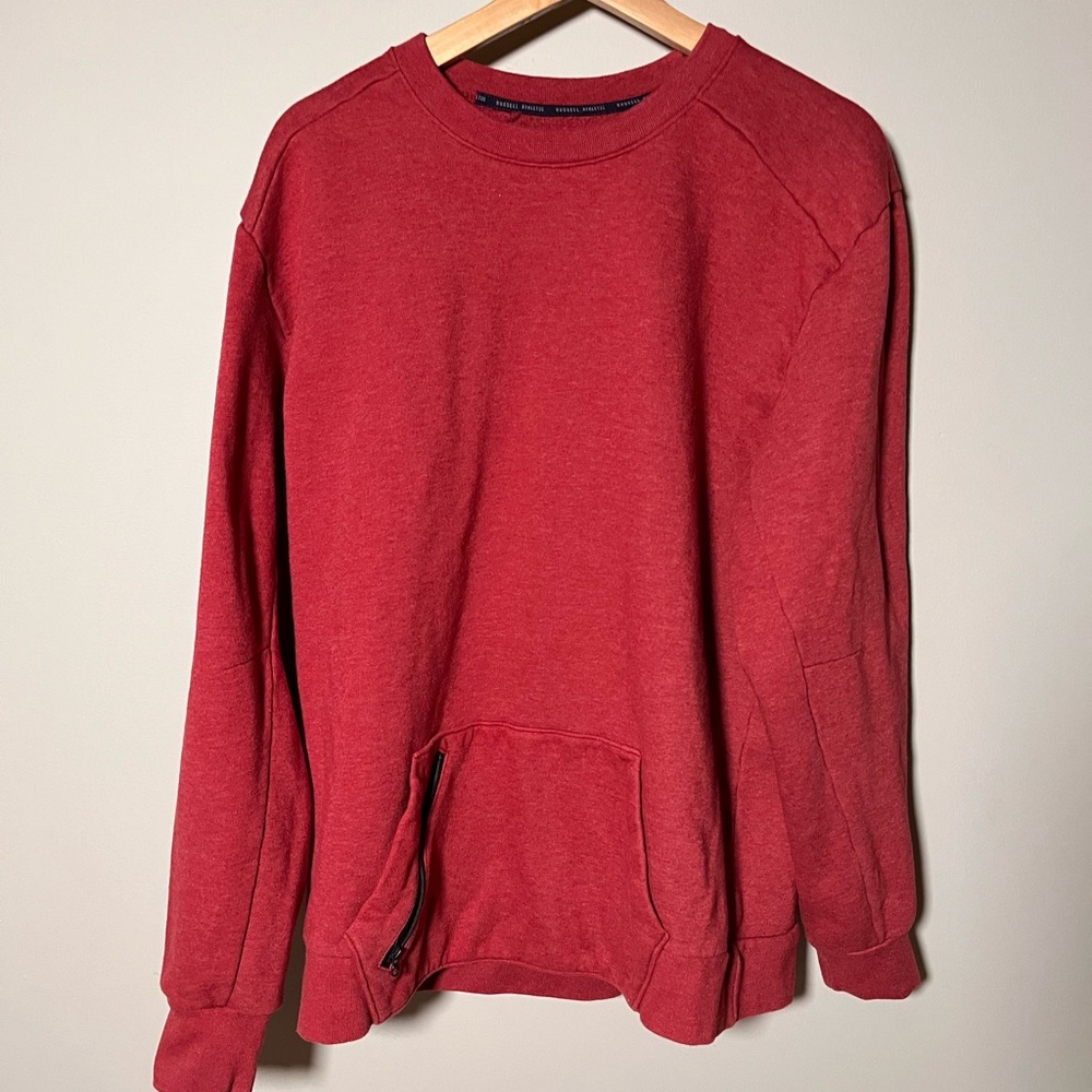 Russell Athletic Men's Bold Red Crewneck Sweater Size Large